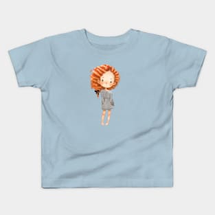 Curly Ginger 1 Kids T-Shirt